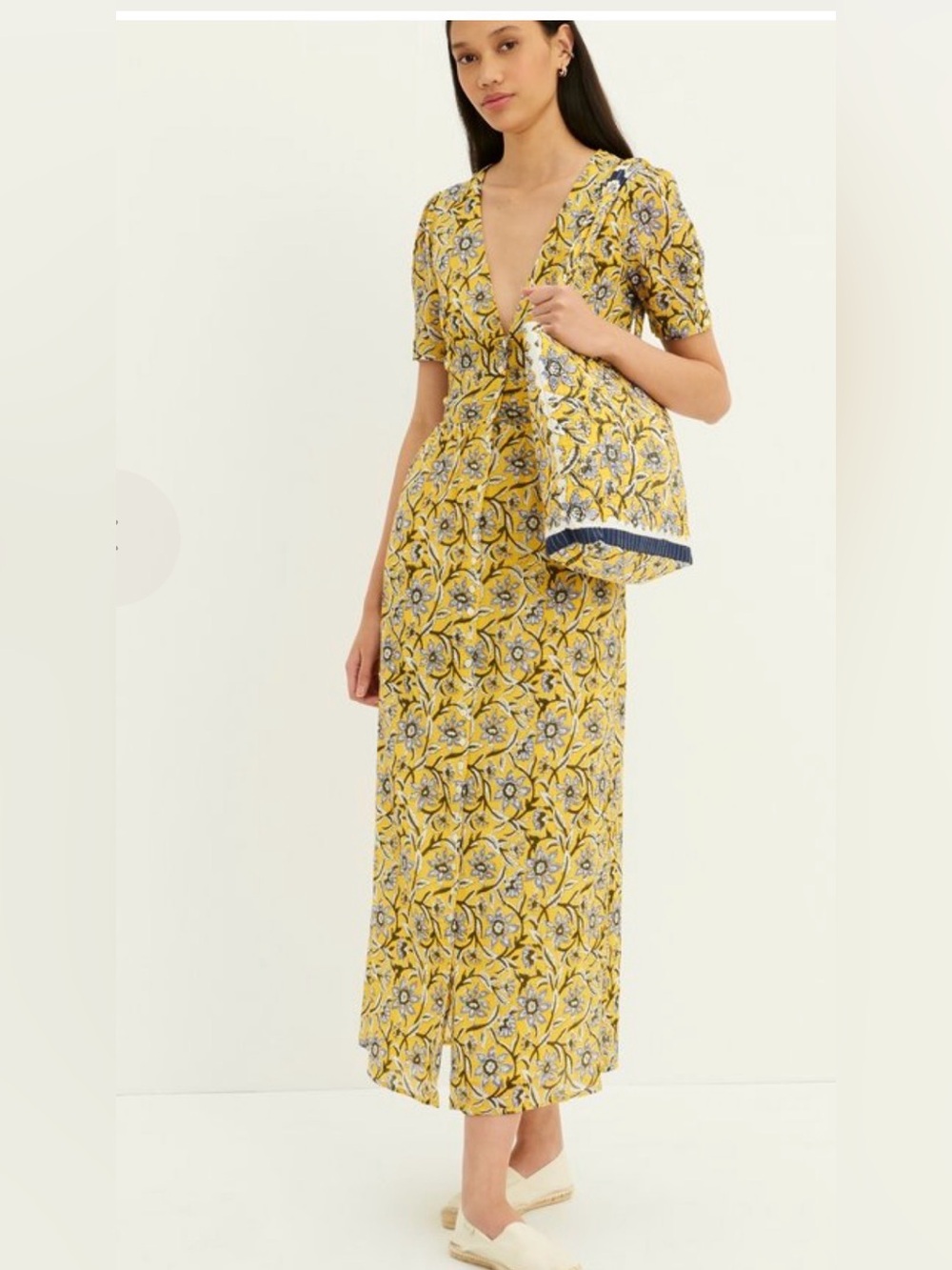 Antik Batik Maria Long Dress floral size M
